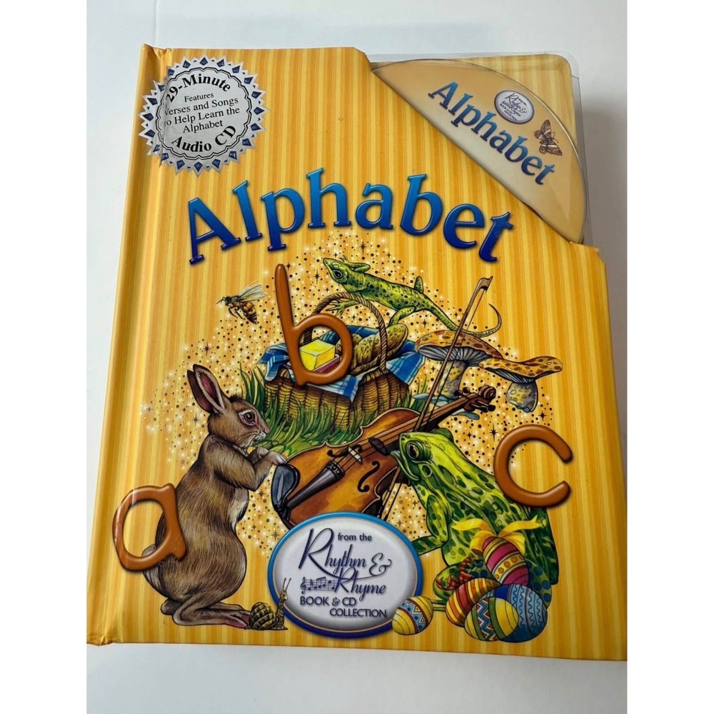 Rhyme & Rhyme Alphabet Book and CD collection Vintage 2003 Children's Publishing